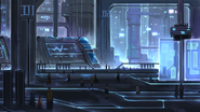 Dialogue background - WARP Train Station